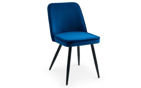 BUR002 Dining Chair - Blue