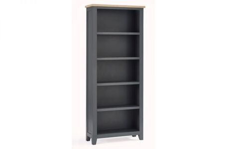 BOR107 Tall Bookcase Dark Grey