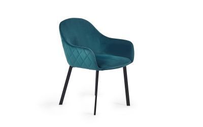 LIM010 Dining Chair - Teal Velvet