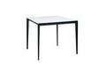 MIA105 Rectangular Stone Top Dining Table - White Marble