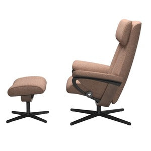 Chair W/ Footstool - Cross