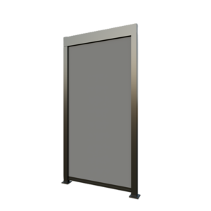 Aluminium Privacy Screen Panel 1.2M 1.2m Grey