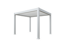 Saturn Aluminium Pergola - 3m Square White
