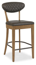 4016-09BSU-OWV Upholstered Barstool - Old West Vintage (Pair)