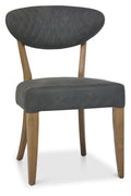 4016-09U-DGY Upholstered Chair - Dark Fabric (Pair)