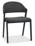 6048-09U-DGY Upholstered Chair - Dark Fabric