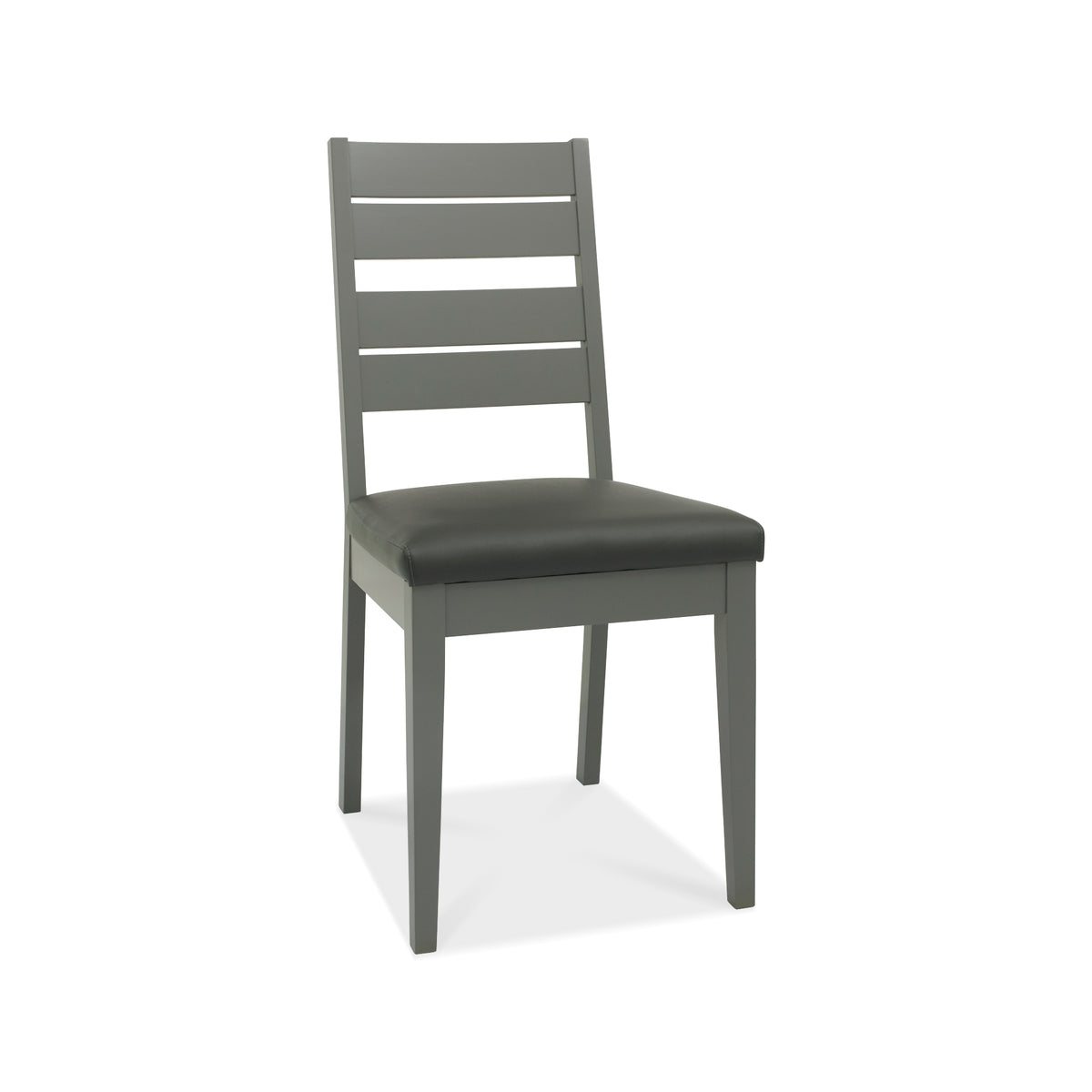 5681-09SB-DGY Chair - Dark Faux Leather (Pair)