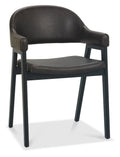 6048-09UA-OWV Upholstered Arm Chair - Old West Vintage Bonded Leather (Pair)