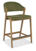 6049-09BSU-VCE Upholstered Bar Stool - Cedar Velvet (Single)