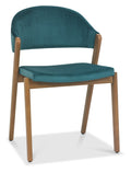 6049-09U-VAZ Upholstered Chair - Azure Velvet