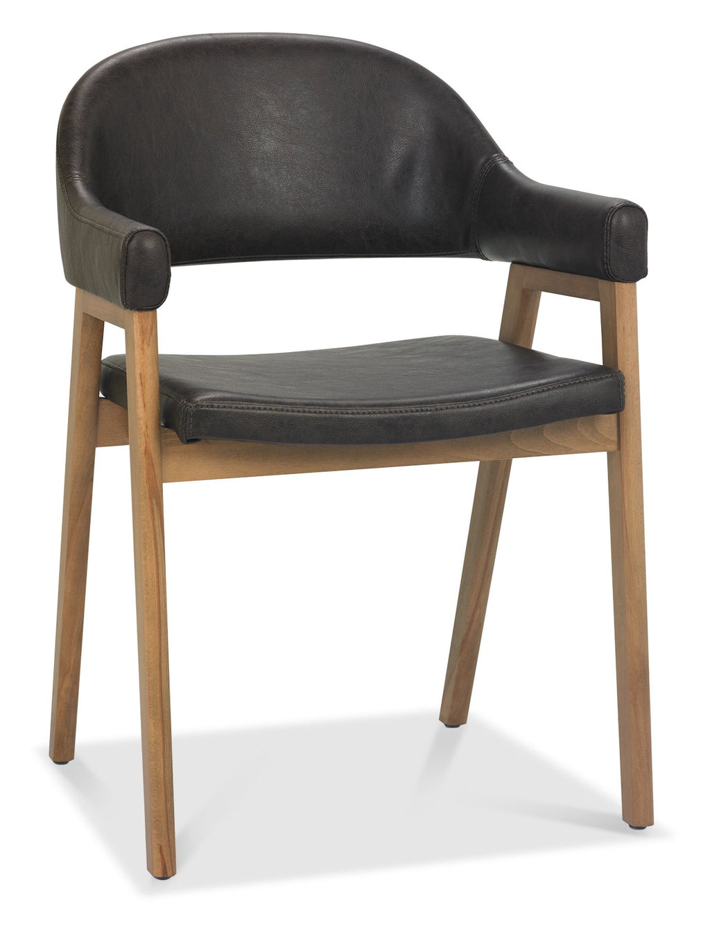 6049-09UA-OWV Upholstered Arm Chair - Old West Vintage Bonded Leather (Pair)