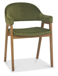 6049-09UA-VCE Upholstered Arm Chair - Cedar Velvet (Pair)