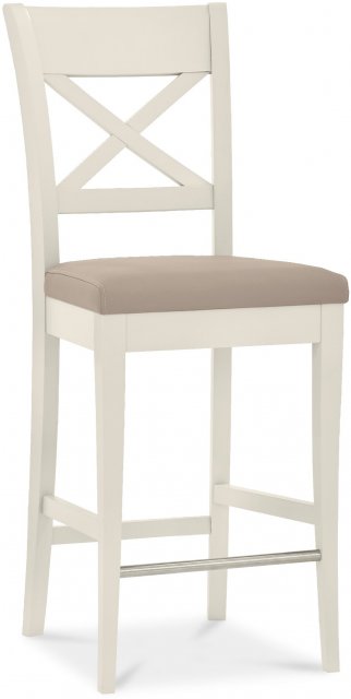 6290-09BSX-GR X Back Bar Stool - Bonded Leather (Pair)