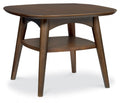 9121-03 Lamp Table With Shelf