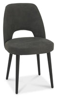 9135-09U-DGY Upholstered Chair - Dark Fabric (Pair)