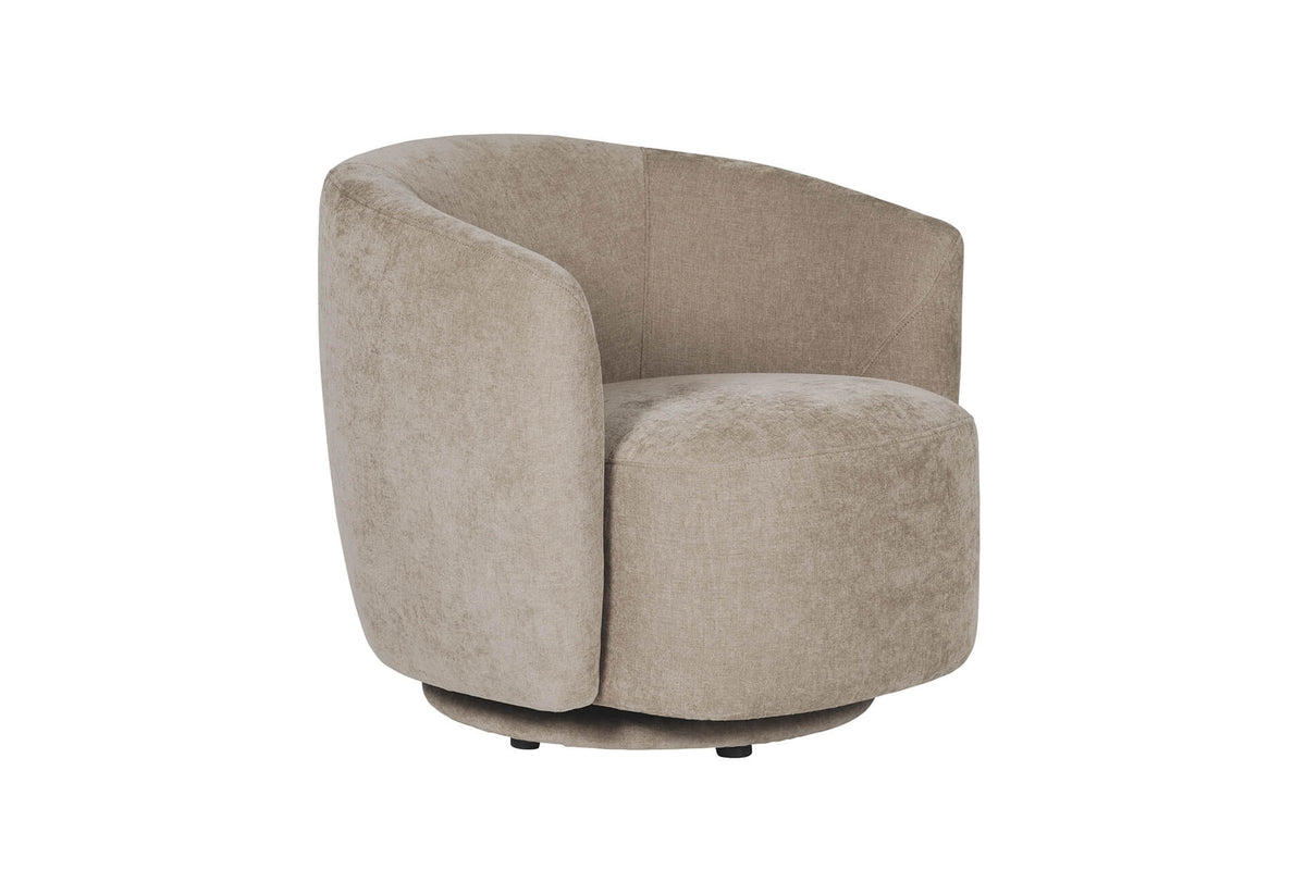 Bdi-321-NL Swivel Accent Chair - Natural