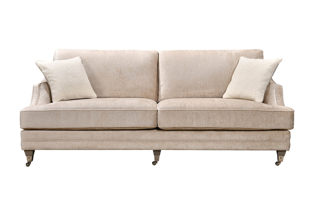 Bvd-394-MK 4 Seater Fixed Back - Mink (2 Scatters)