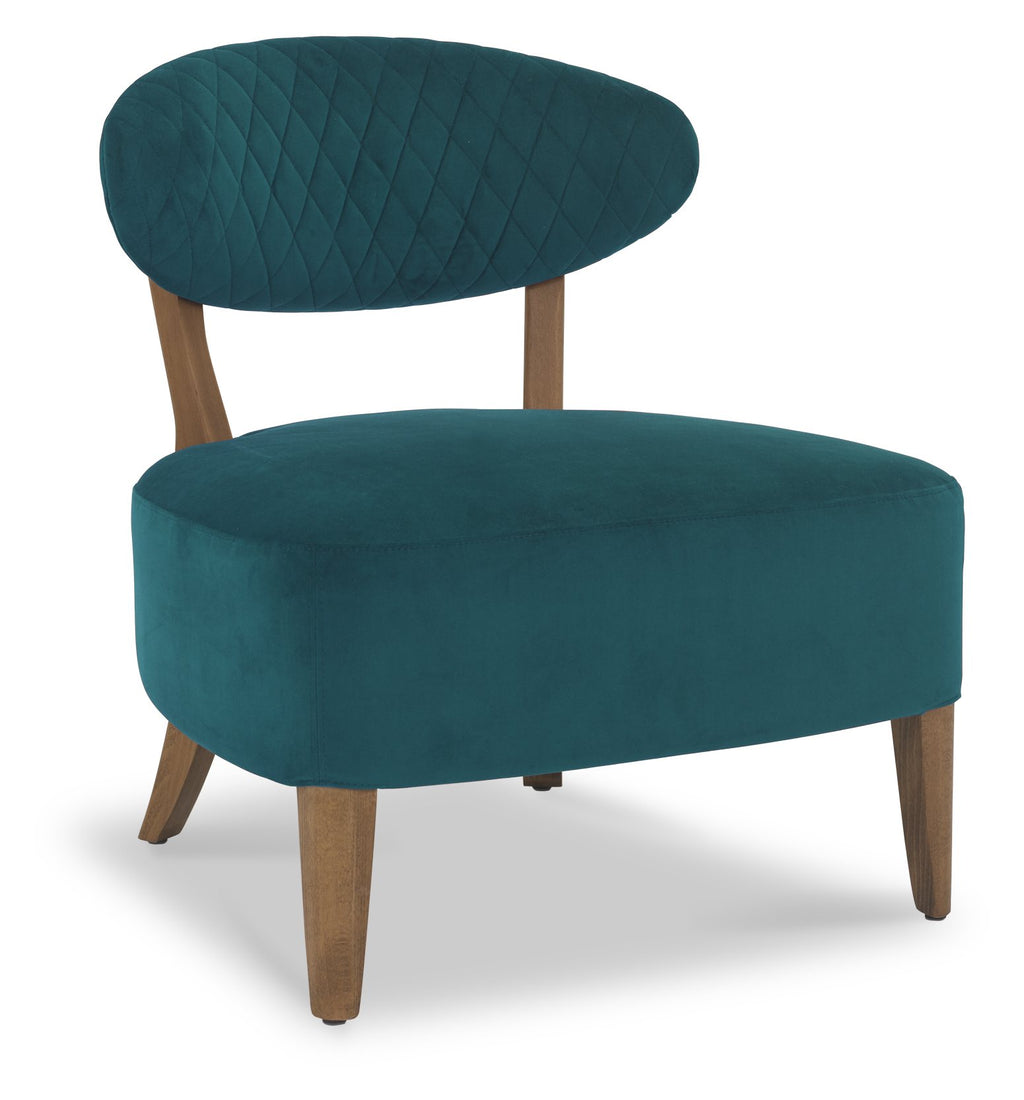 C08197VGN Casual Chair - Sea Green Velvet Fabric (Single)