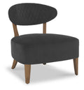 C08197VGU Casual Chair - Gun Metal Velvet Fabric (Single)