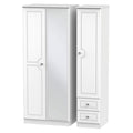 CRY157 Triple Mirror + Drawer Robe