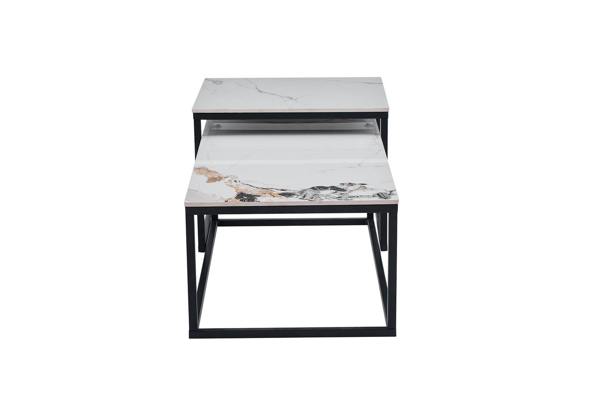 Cdy-007-WH Coffee Table Set - White
