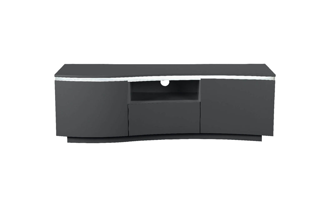 Dav-014-CL TV Cabinet - Charcoal Matt with LED
