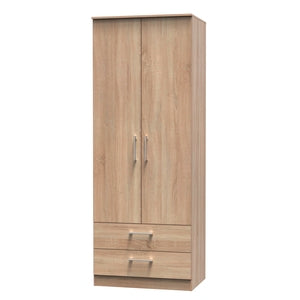 DEV061 2ft6in 2 Drawer Robe