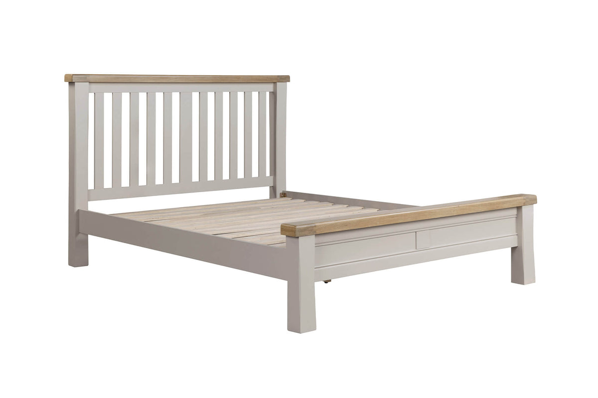 Dne-484-TP-Low Bed 4'6 Low Footboard - Taupe
