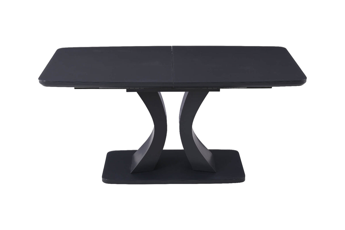 Dav-160-CL Extending Table Rectangle 1200/1600 - Charcoal