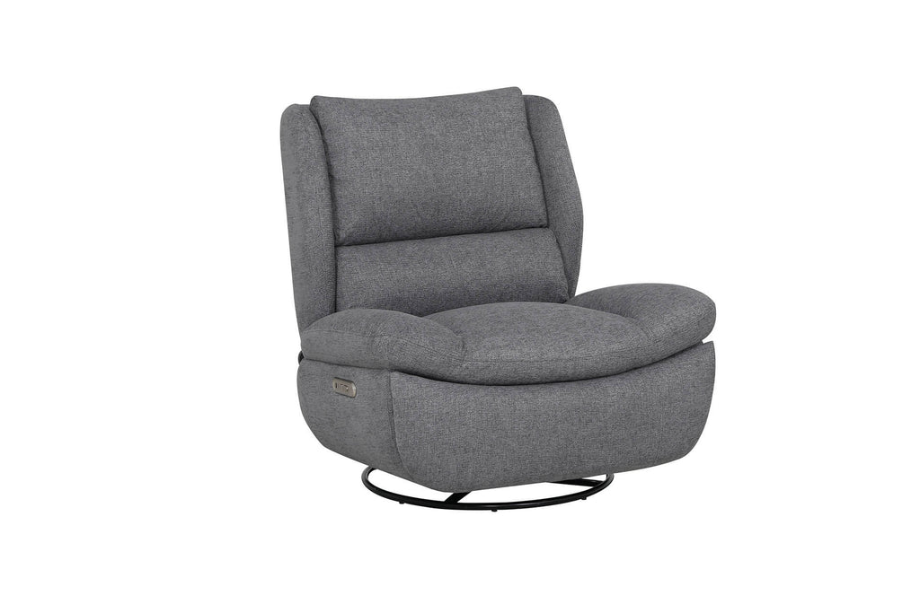 Electric Reclining Swivel Glider Chair - Grey