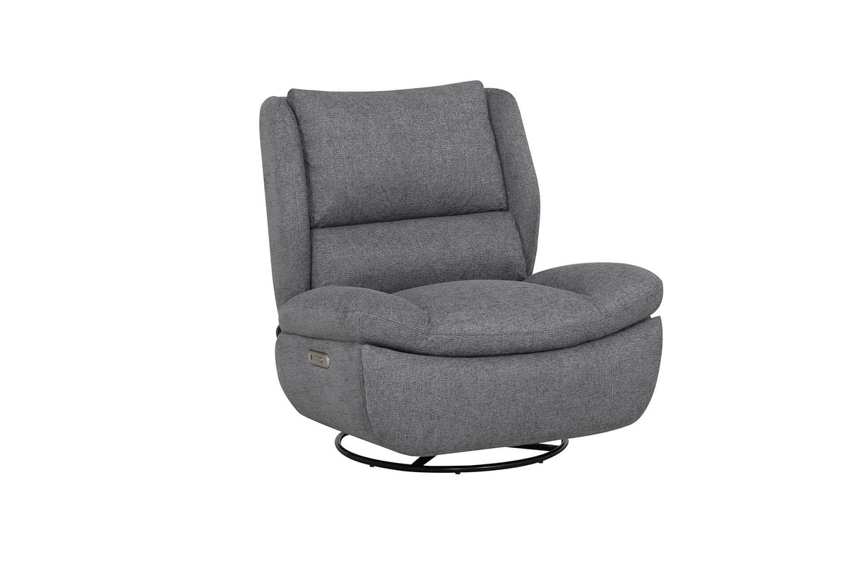 Electric Reclining Swivel Glider Chair - Grey