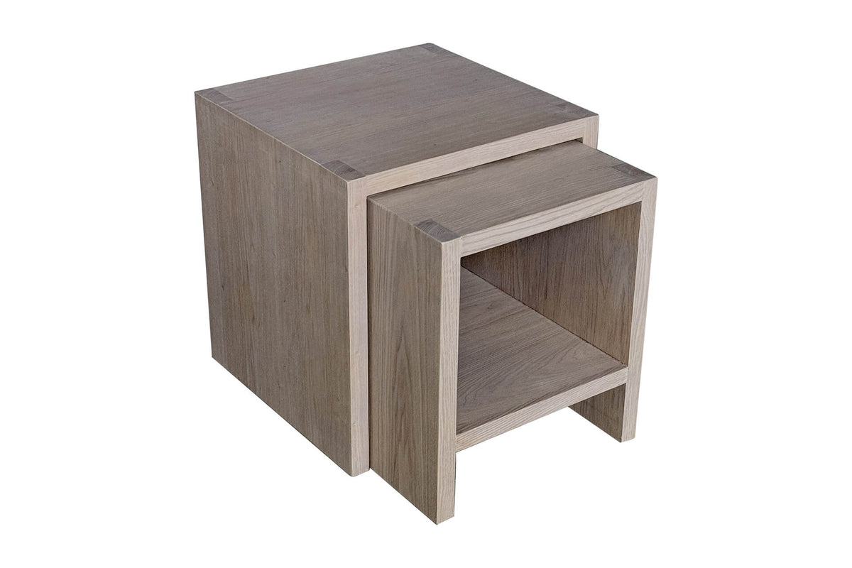 Fun-011-OK Nest of Tables - Smoked Oak