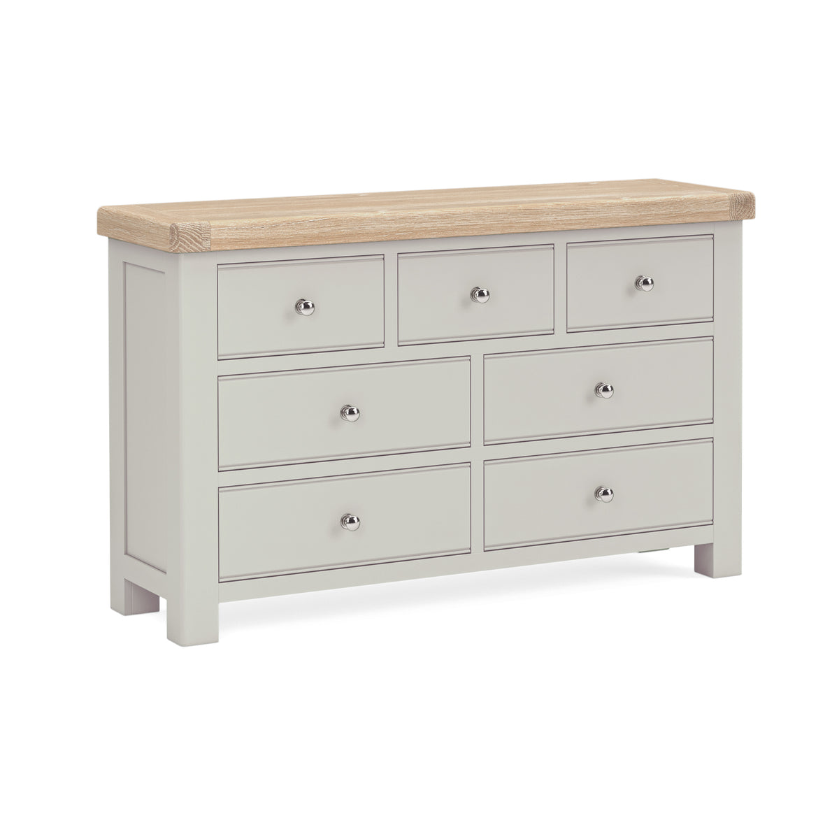 8280 3 + 4 Drawer Chest - Stone Grey