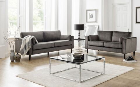 Velvet Grand 3 Seater Sofa