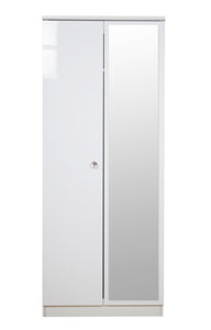 LUM087 Tall 2ft6in Mirror Robe