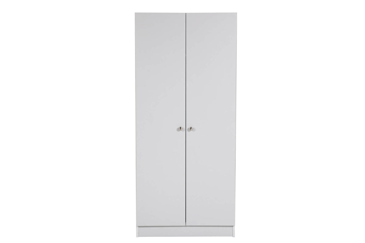 Lev-422-GY Wardrobe - 2 Door