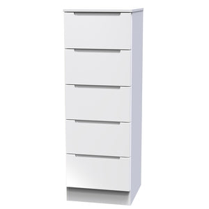 MIL003 5 Drawer Bedside