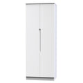 MIL080 Tall Double Wardrobe