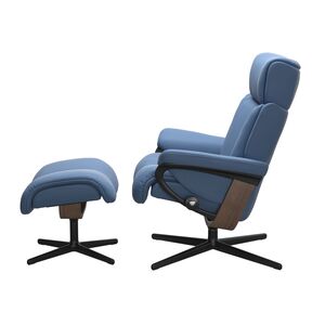 Chair W/ Footstool - Cross