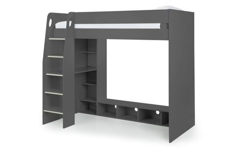 Gaming Bed With Desk Anthracite
