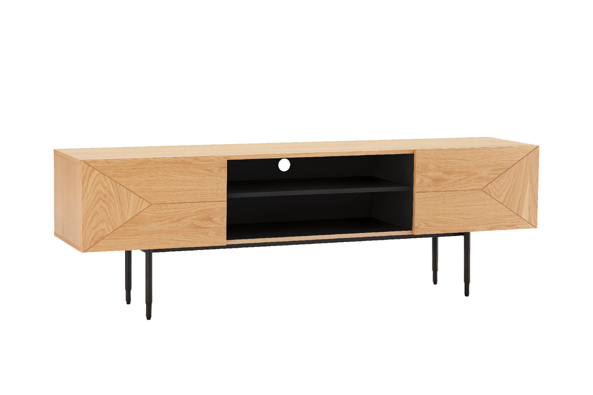 Nat-023-OK TV Unit 1500 - Natural Oak