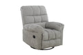 Nle-308-GY Glider Swivel Recliner - Grey