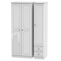 PEM160 Tall Triple Plain + Drawer Robe