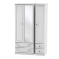 PEM162 Tall Triple 2 Drawer Mirror + Drawer Robe