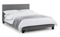 RIA102 Light Grey Linen Bed 135Cm