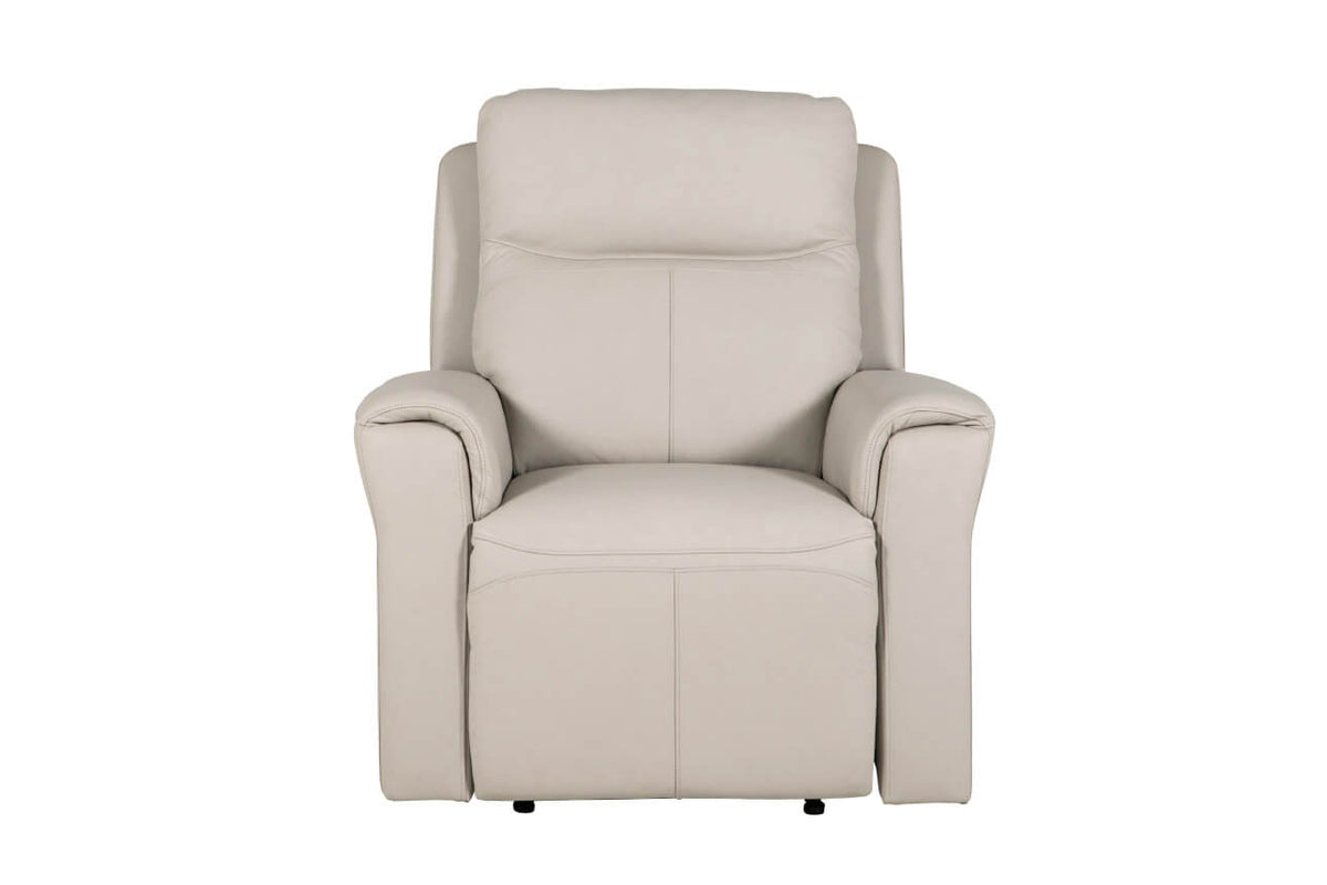 Rus-351-ST 1 Seater Electric Recliner - Stone Leather