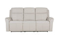 Rus-353-ST 3 Seater Electric Recliner- Stone Leather