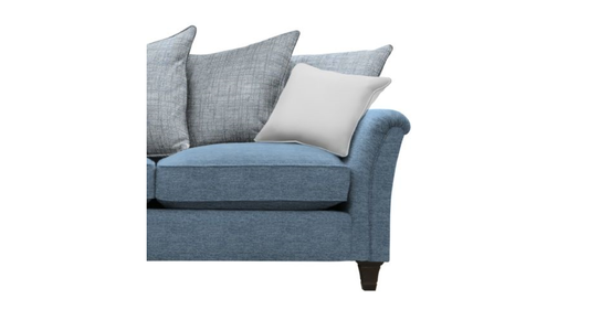 RHF Single Seat Arm End - Pillow Back