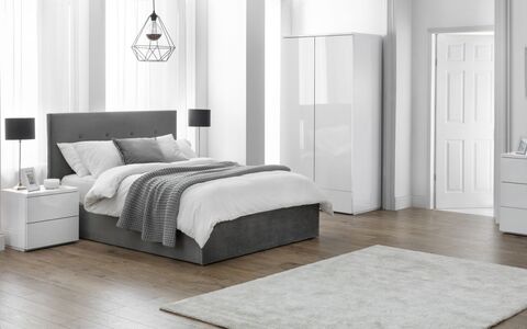 SHO202 High Headboard Lift-Up Storage Bed 150Cm