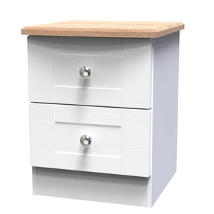 SUS005 2 Drawer Bedside